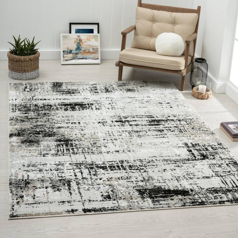 Luxe Weavers Modern Abstract Indoor Area Rug for Living Room and Bedroom