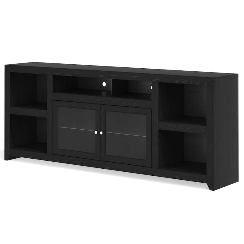 Bridgevine Home Skyline 85 inch TV Console for TVs up to 95 inches, No Assembly Required, Mocha Finish