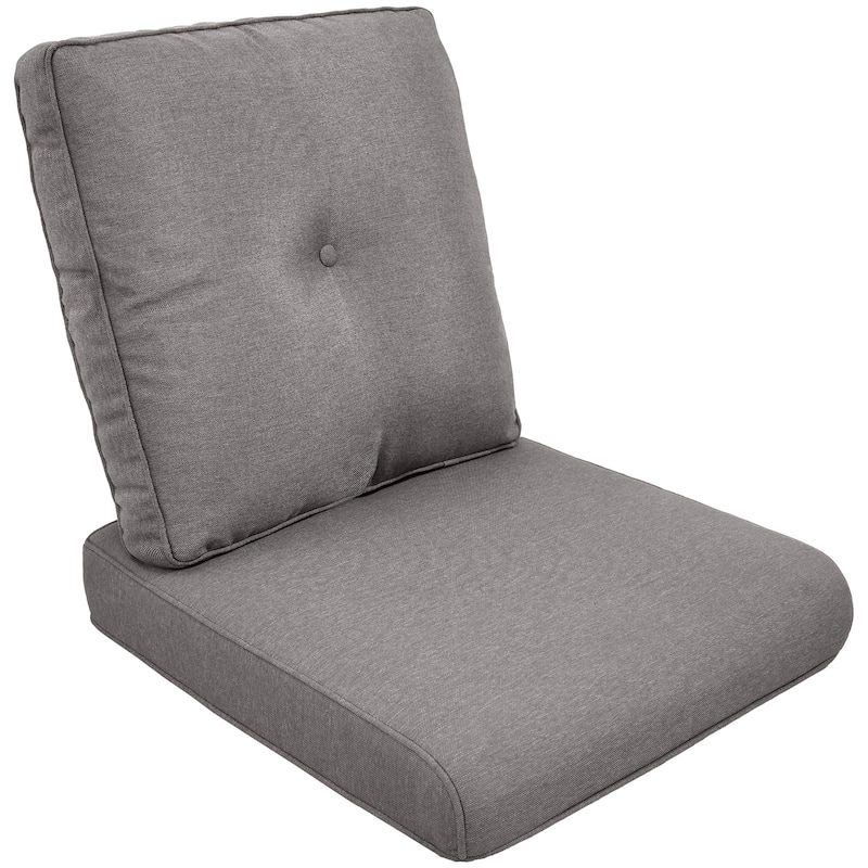 Gymojoy Pillow and Cushion Set Deep Seat Indoor/Outdoor - 25" x 22" x 4"