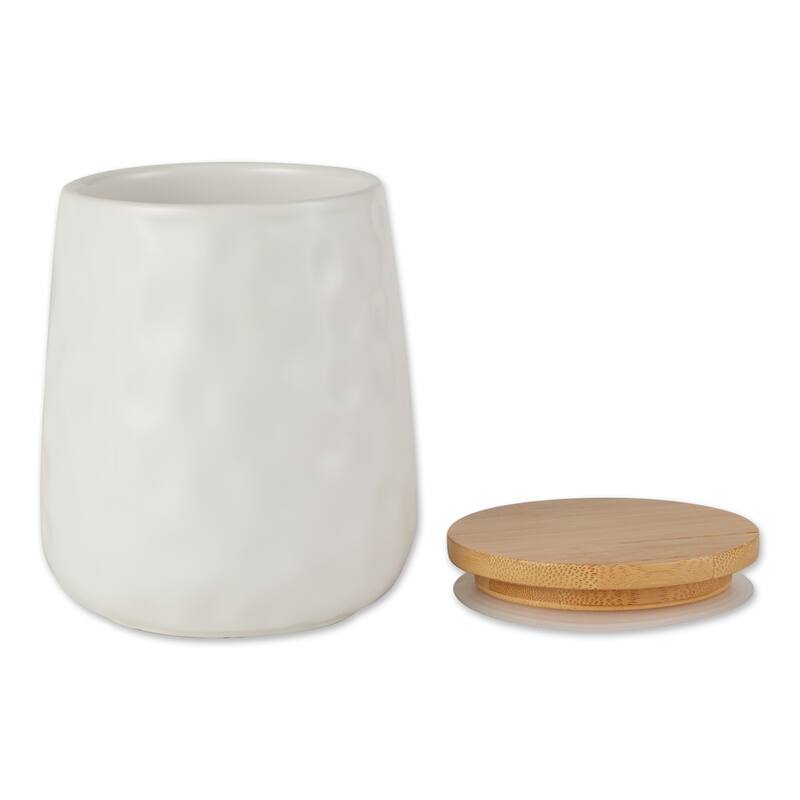 Matte Dimple Texture Ceramic Canister (Set of 2) - 3.25 Cup/5.75 Cup