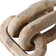 preview thumbnail 10 of 9, Stone Marble Decorative Object Modern Chain Link Sculpture Decor
