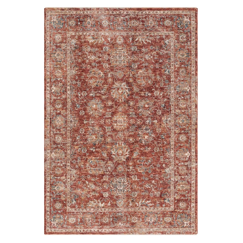 Terra by Obeetee Hampton Persian Blue Rug - Straw Stripe - 7'9"