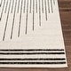 preview thumbnail 5 of 31, Artistic Weavers Joel Mod Black/Ivory Ombre Geometric Striped Area Rug