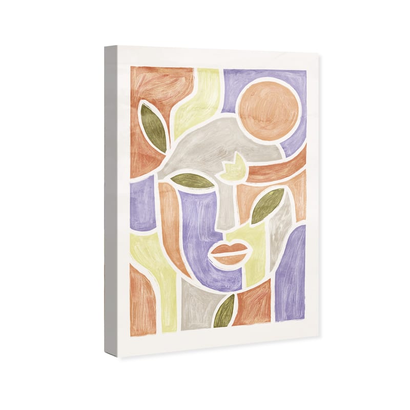 Wynwood Studio Canvas Abstract Beauty in the Flora Purple and Modern & Contemporary Wall Art Canvas Print
