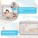 preview thumbnail 6 of 7, Gymax 81'' x 57'' Extra Large Playpen for Babies & Toddlers - Grey