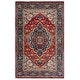 preview thumbnail 26 of 29, Lauren Ralph Lauren Chloe Traditional Medallion Rug Fringe 6' x 9' - Red/Navy - Rectangle