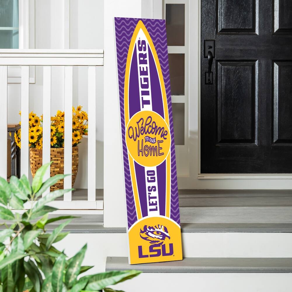 47" Porch Leaner Welcome Wall Sign, Louisiana State University