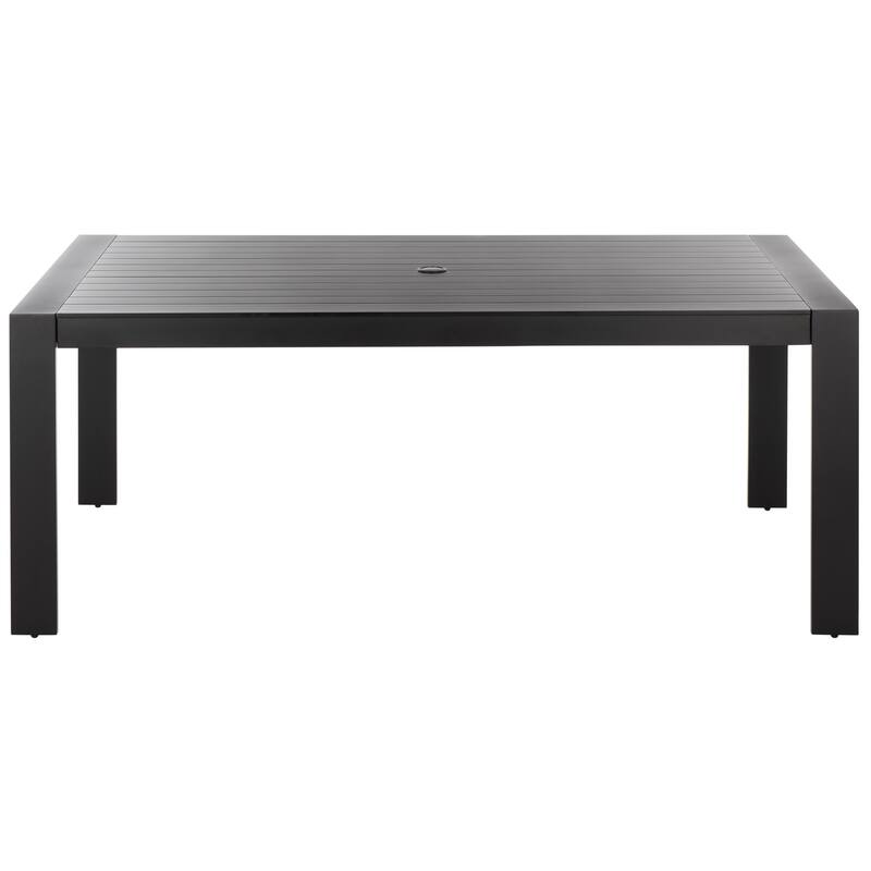 SAFAVIEH Outdoor Living Fash Aluminum 4 Leg Dining Table - 71"W x 37"D x 29"H