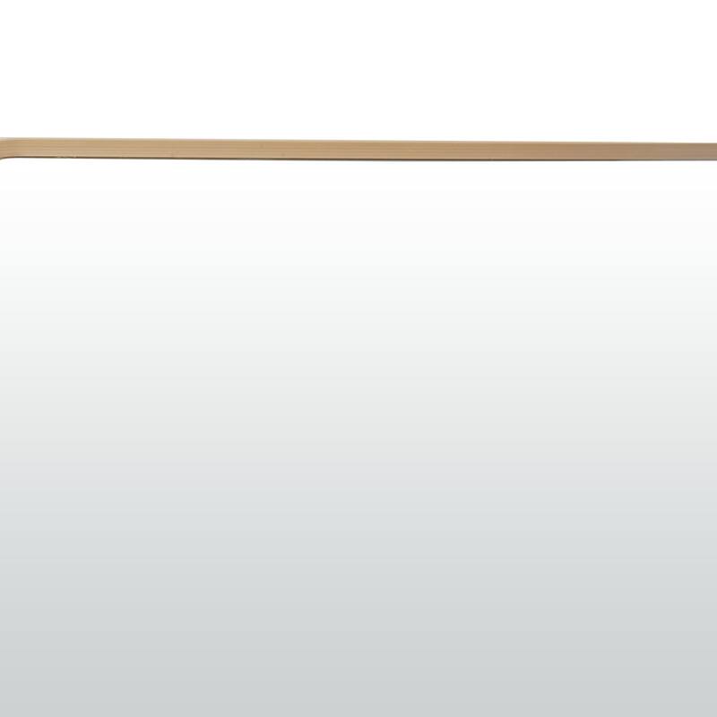 Metal Room Wall Mirror with Thin Frame - Gold - CosmoLiving by Cosmopolitan