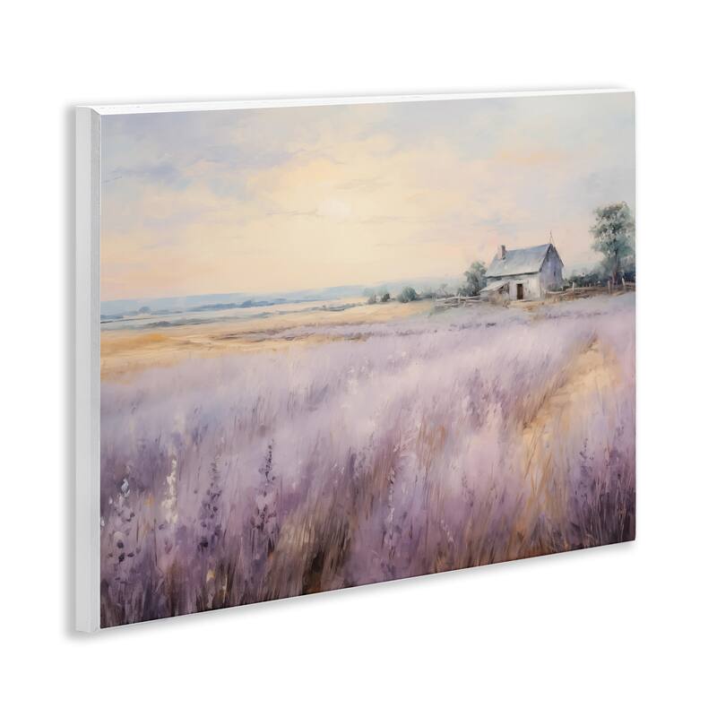 Stupell Lavender Farm Fields Wall Plaque Art Design By Arlington Prints