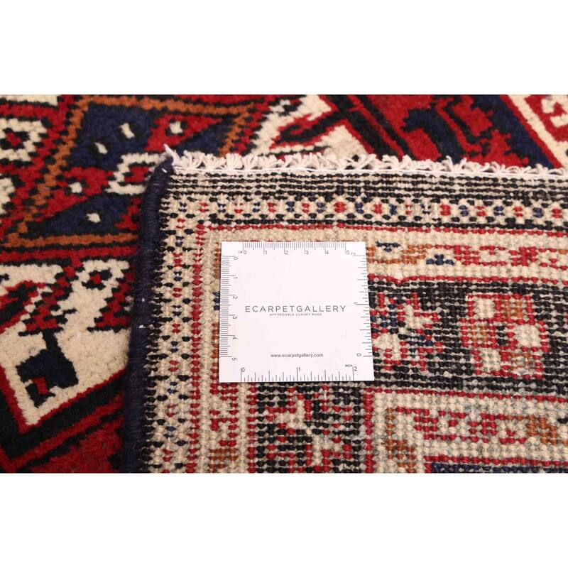ECARPETGALLERY Hand-knotted Konya Anatolian Red Wool Rug - 2'2 x 9'4