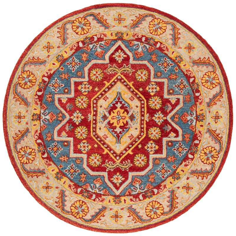 SAFAVIEH Handmade Antiquity Nubia Traditional Oriental Wool Rug