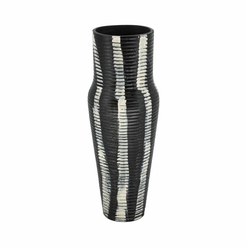 Aluminum Metal Balaz Asymmetrical Sculpted Vase