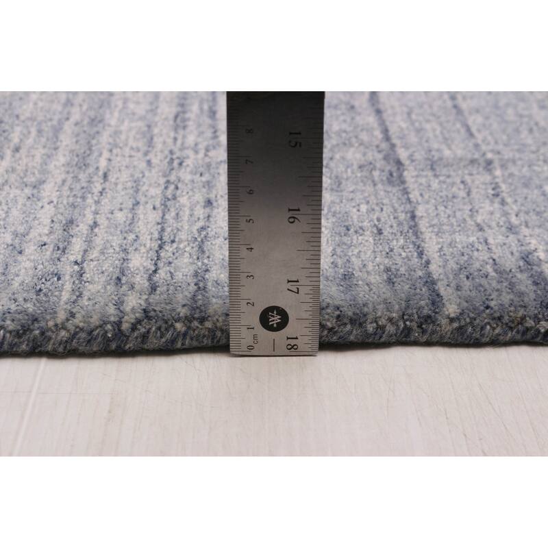 ECARPETGALLERY Hand Loomed Kashkuli Gabbeh Light Grey Wool Rug - 5'7 x 7'8