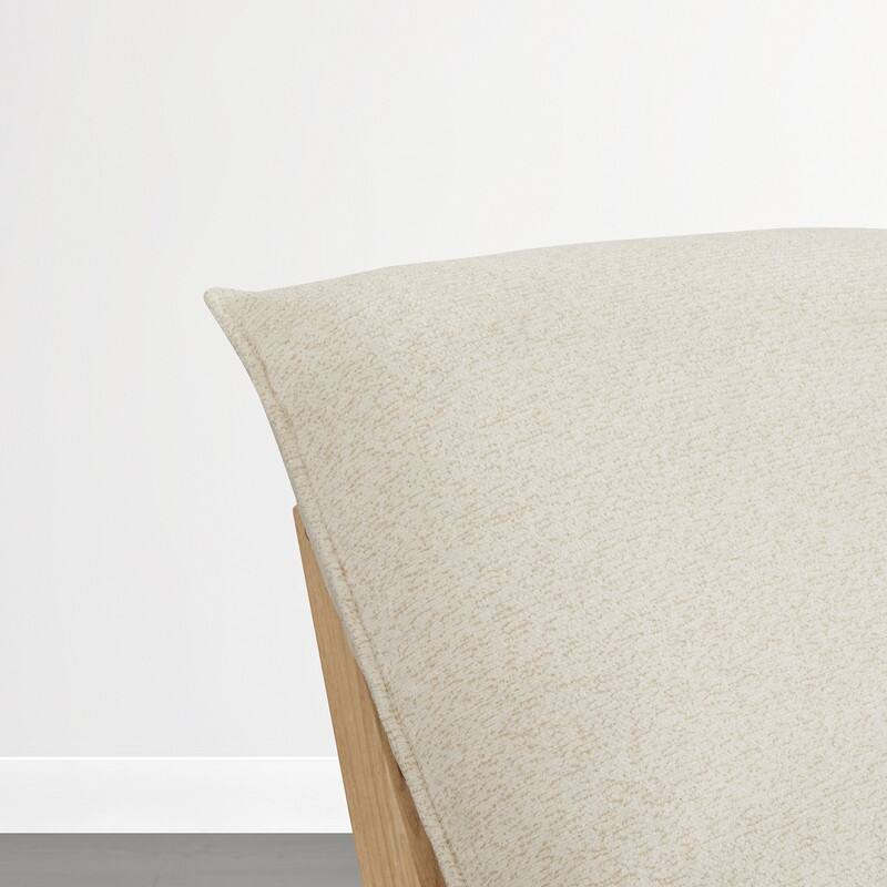 Spruce & Spring Oversized Lounge Accent Chair with Plush Cushions and Solid Wood Frame