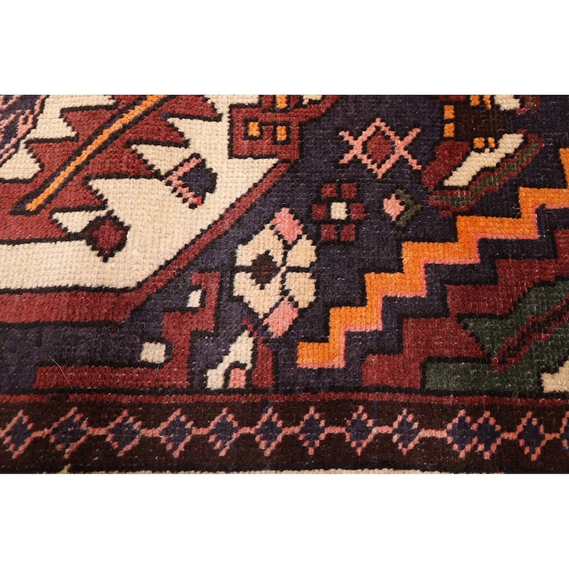 ECARPETGALLERY Hand-knotted Kayseri Vintage Dark Navy Wool Rug - 5'1 x 6'8