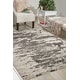 preview thumbnail 1 of 18, Nourison Maxell Modern Abstract Ombre Grey Ivory Area Rug 5'3" x 7'3" - Ivory/Grey - Runner/Rectangle