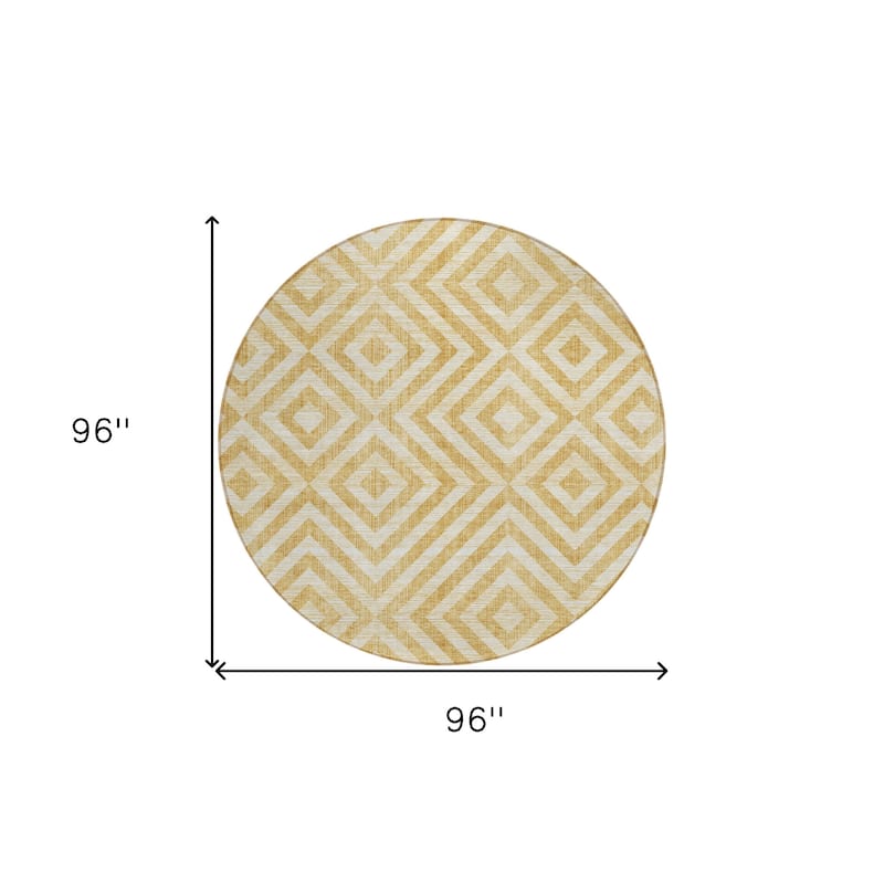 HomeRoots Geometric Transitional Rectangle Outdoor Rug