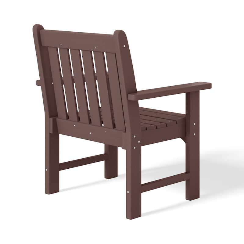 Laguna Outdoor Dining Poly Garden Arm Chair (Set of 2)