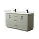 Option Light Green / White Quartz Top / Matte Black
