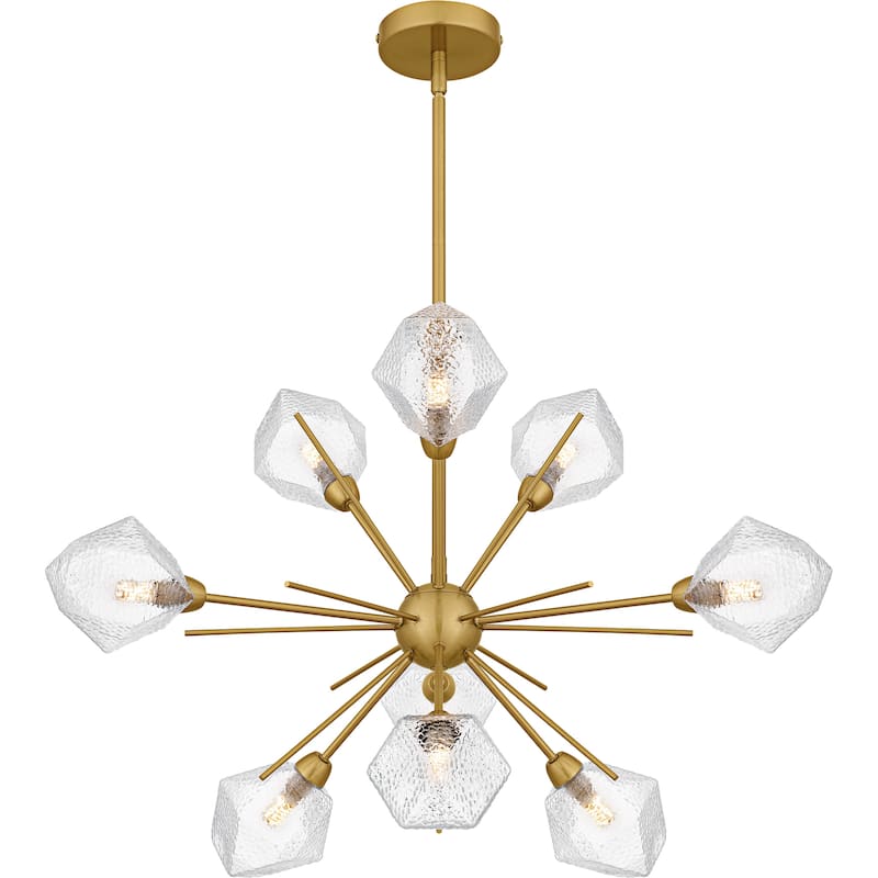 Salvador 9-Light Brushed Gold Chandelier