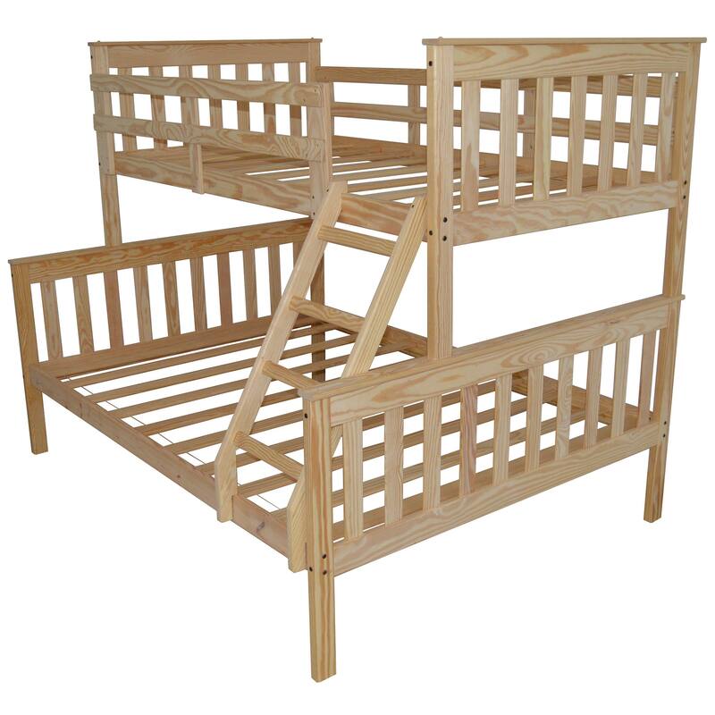 Pine Twin over Full Mission Bunkbed - Unfinished