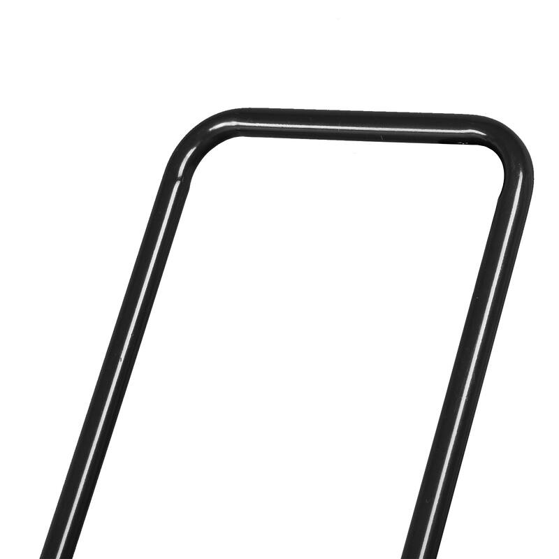 Black 10 Gallon Steel Lawn Roller with U-Handle for Even Grass and Sod Flattening - (19 x 12.6 x 43)" (L x D x H)