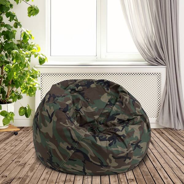 Small Solid Refillable Bean Bag Chair For Kids And Teens On Sale Overstock 27983188
