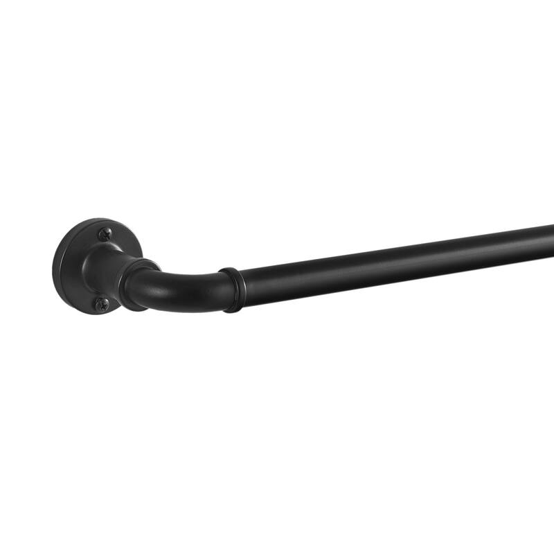 Eclipse Somerton 3/4" Industrial Pipe Blackout Wrap Curtain Rod