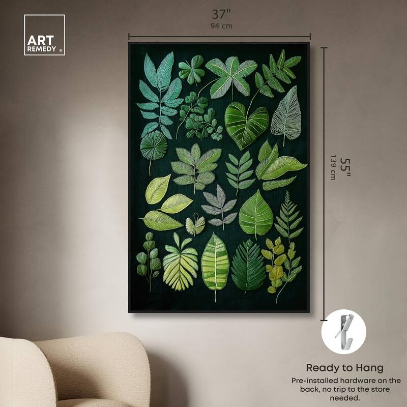 Leaf Library II Canvas by Art Remedy