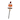36" Wood Pumpkin Stake