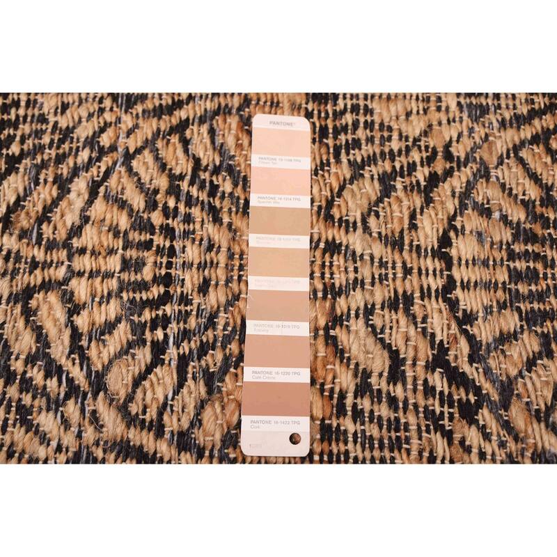 ECARPETGALLERY Flat-Weave Palas Denizli Tan Jute, Rayon Kilim - 5'3 x 7'7