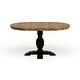 preview thumbnail 30 of 38, Eleanor Two-tone Oval Solid Wood Dining Table by iNSPIRE Q Classic