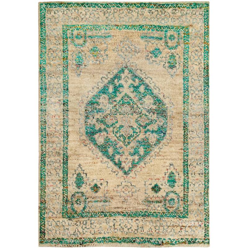 SAFAVIEH Hand-knotted Tangier Gullan Modern Wool Rug