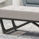 preview thumbnail 11 of 28, Ursa Contemporary Fabric Ottoman Bench by Christopher Knight Home