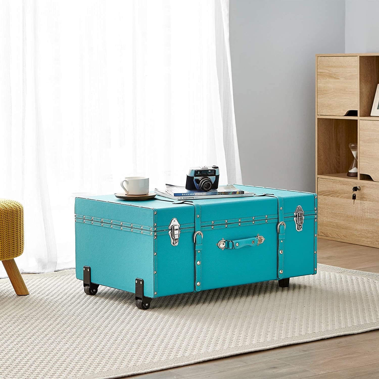  DormCo Smooth Steel Standard Size Trunk - USA Made : Home &  Kitchen