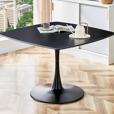 42.1" Mid-century Dining Table for 4-6 people for kitchen