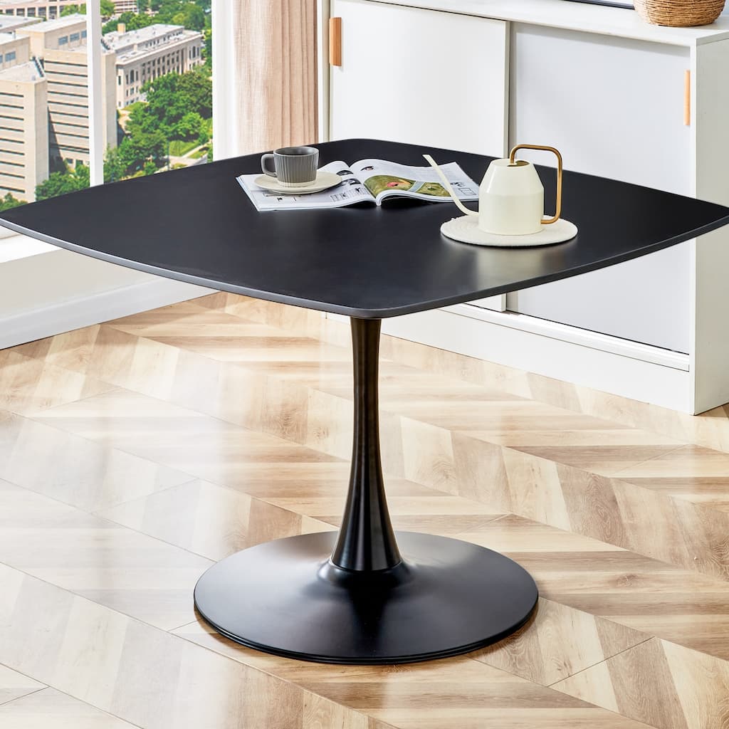 42.1" Mid-century Dining Table for 4-6 people for kitchen
