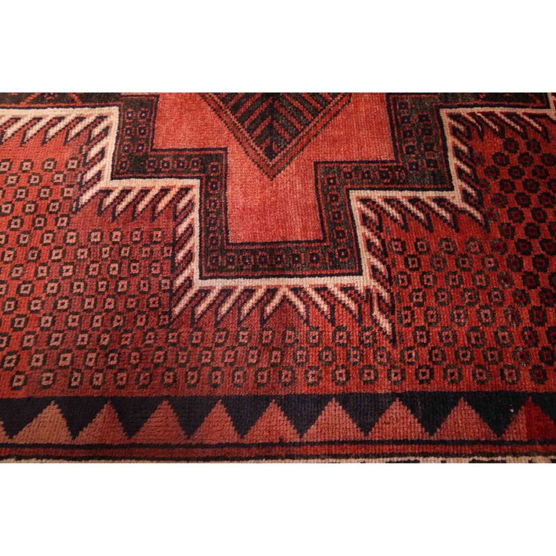 ECARPETGALLERY Hand-knotted Konya Anatolian Dark Copper Wool Rug - 3'10 x 7'1