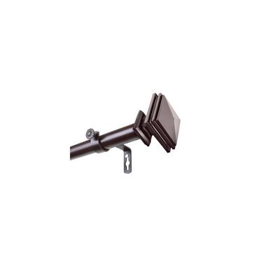 Adjustable Curtain Rod 1" Extendable, 160-240 Inch Decorative Rod, Stylish Home Decor - M