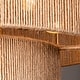 preview thumbnail 9 of 14, Lusteria 24" Gold 2-Tiered 6-Light Farmhouse Chandelier - Brown