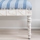 preview thumbnail 11 of 14, Barlow Upholstered Wood Seashell Entryway Bench