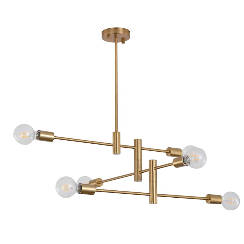 Three Tier Brushed Bronze Metal Ceiling Fixture