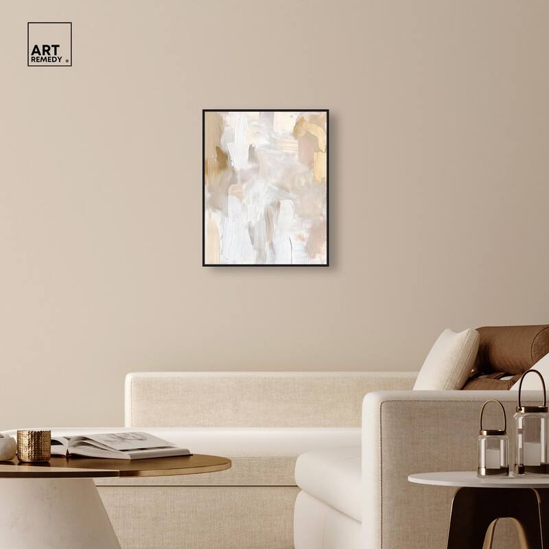 Beige and Cream II Canvas by Art Remedy