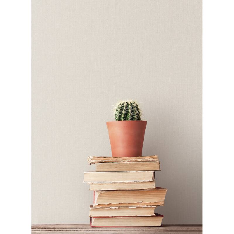 Galerie Wallcoverings Bazaar Plain Hop Sack Design Non-woven Matte Wallpaper Roll