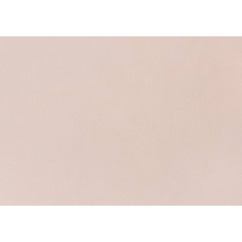 Queen Size Pink Velvet Upholstered Bed with Chrome Metal Legs