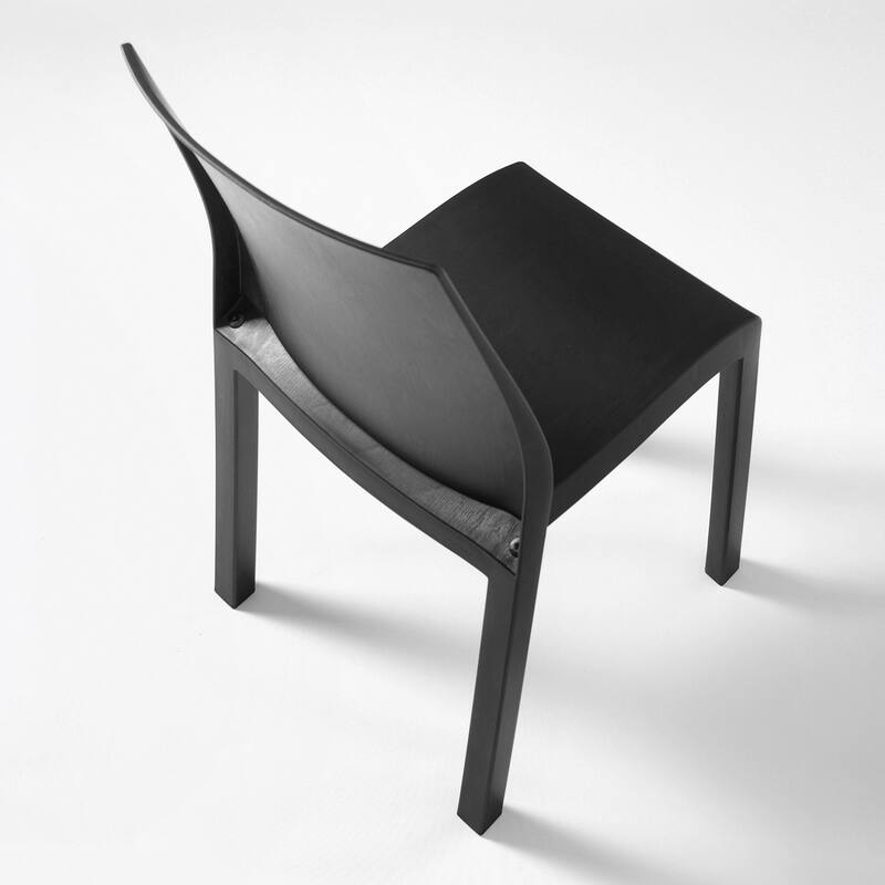 WRGHOME Modern Stacking Patio Dining Side Chair Indoor/Outdoor (Set of 2) - 33.27'' H X 18.50'' W X 21.06'' D