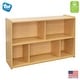 preview thumbnail 1 of 7, Tot Mate Laminate School Preschool Compartment Storage - 46" x 15" x 30 1/2" Assembled - Maple