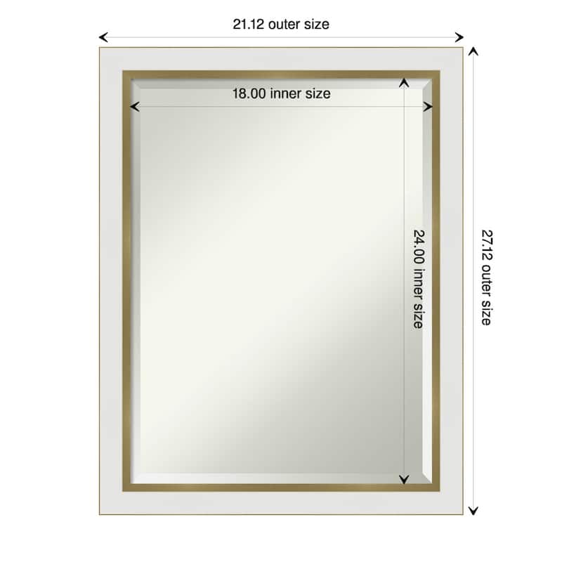 Beveled Wall Mirror - Eva Frame