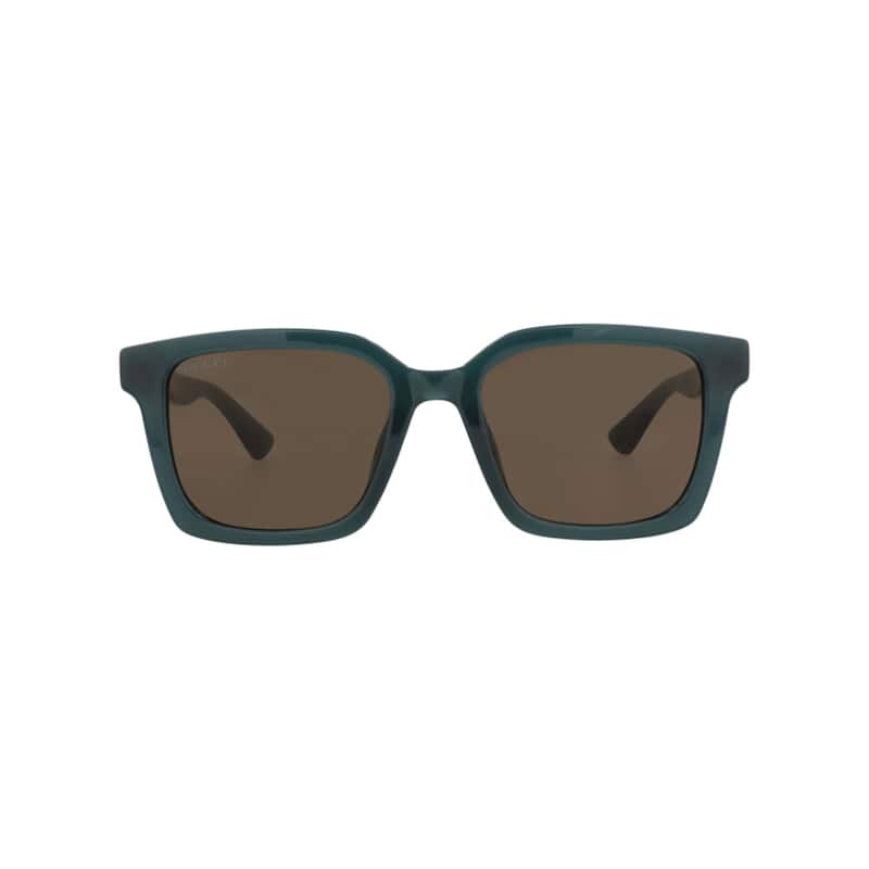 Gucci Square-Frame Injection Sunglasses - Blue Blue Brown - Blue - Brown Lens